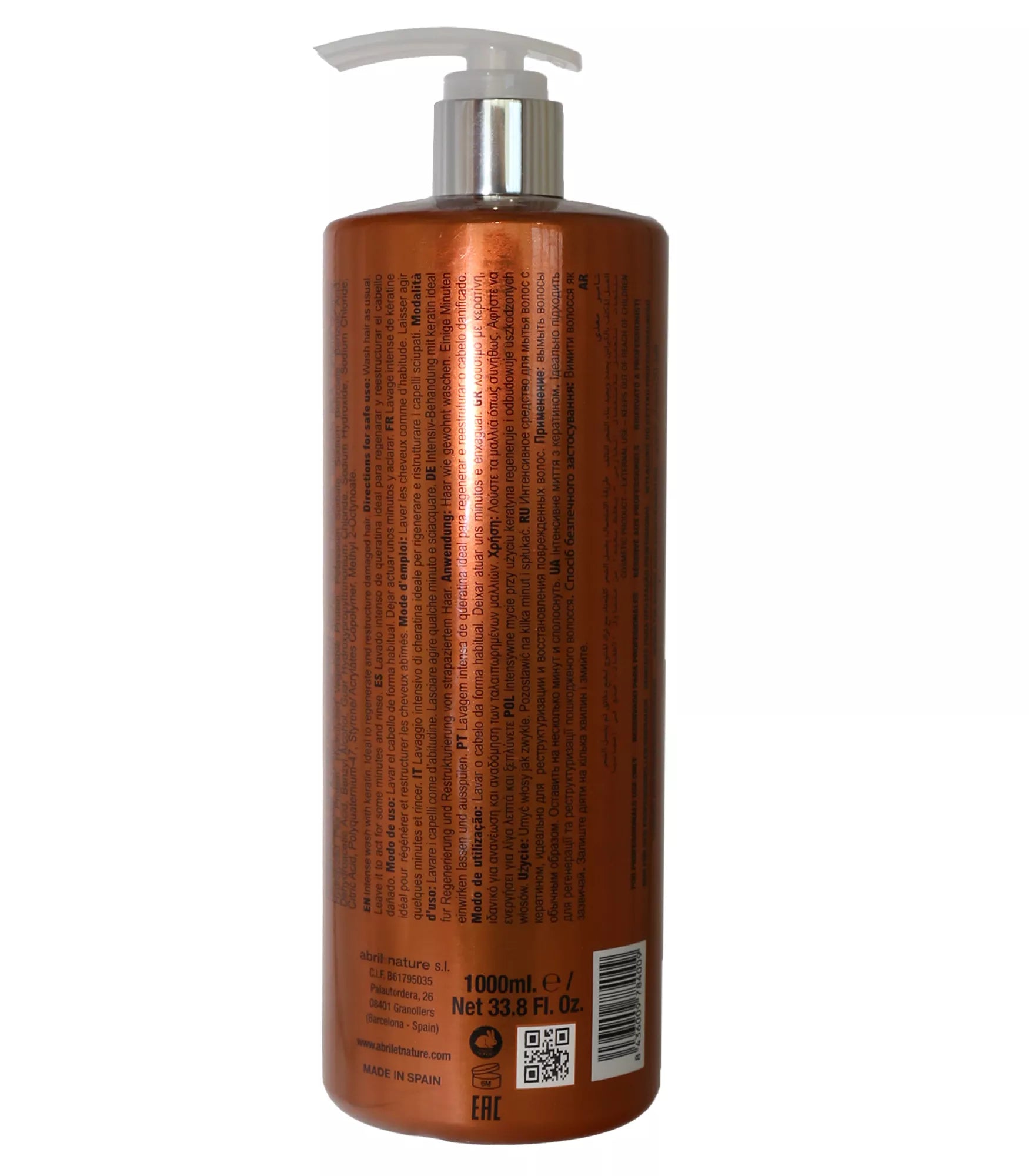 Abril Et Nature Bain Shampoo Keratin 1L