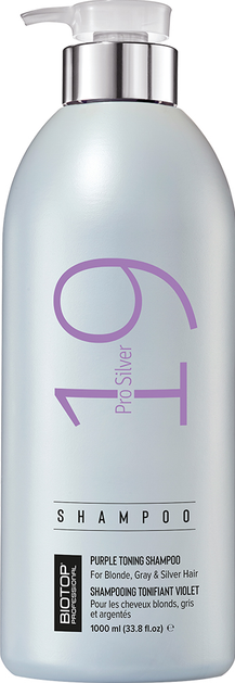 BIOTOP 19 Pro Silver Shampoo 1L