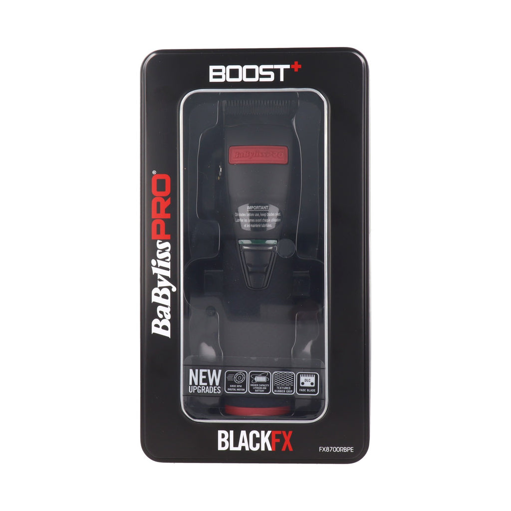 BabylissPro Boost+ Black & Red Clipper