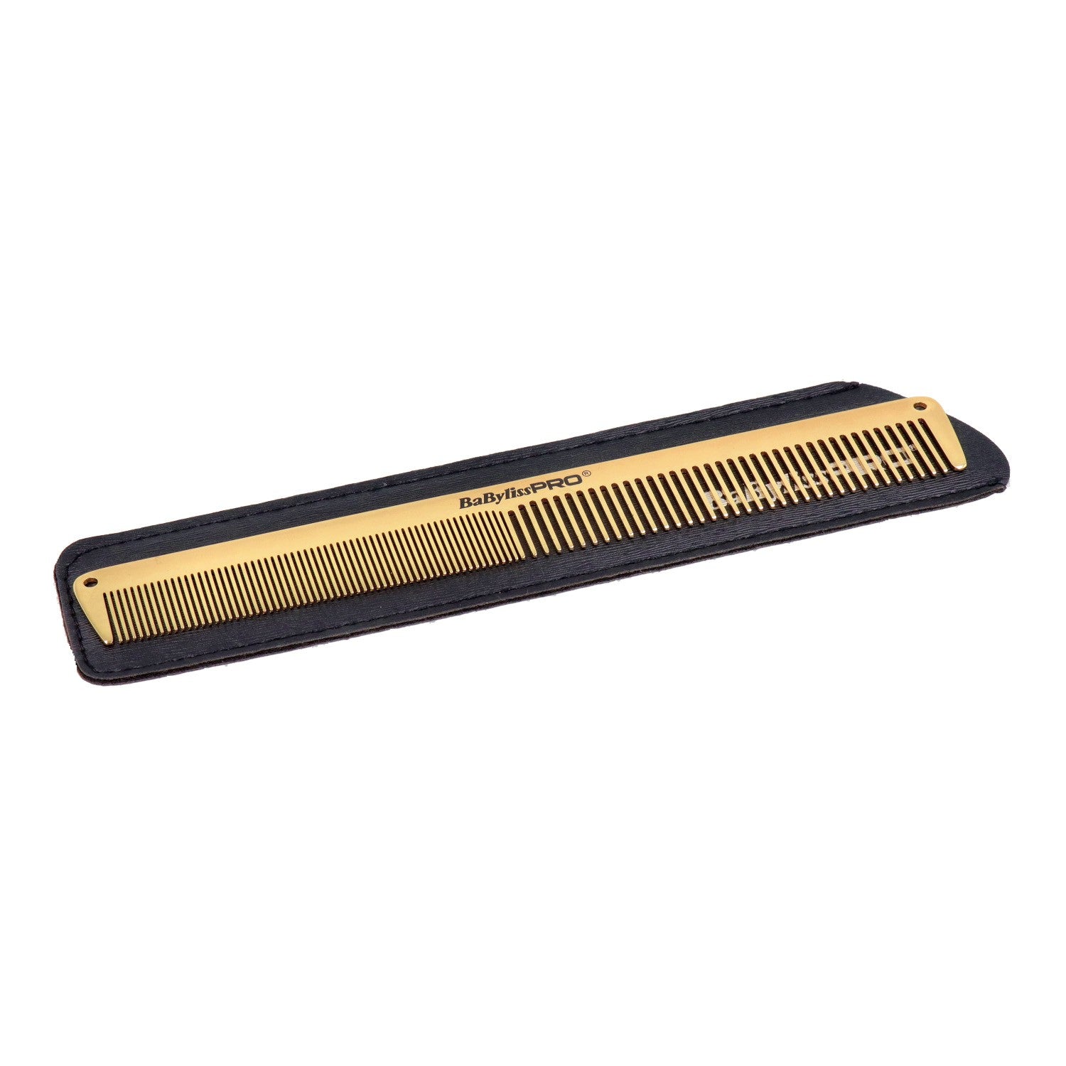 BabylissPro Gold & Black Metal combs