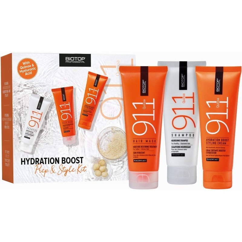 Biotop 911 Quinoa Hydration Boost Prep & Style Kit